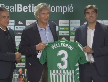 Manuel Pellegrini presentado en el Betis: "Vengo para pelear cosas importantes"