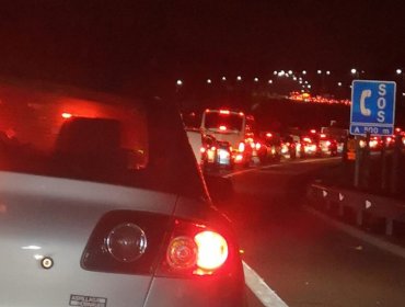 Implementación de cordones sanitarios originan alta congestión vehicular en el Gran Valparaíso