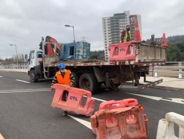 Inauguración del puente Los Castaños permitirá descongestionar la zona oriente de Viña del Mar