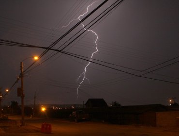 Declaran Alerta Temprana Preventiva para la región de Valparaíso por probables tormentas eléctricas