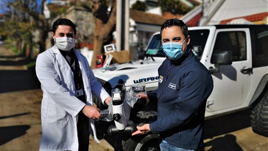 Médico del hospital de Viña del Mar gestionó donación para Unidad de Paciente Crítico del hospital de Valparaíso