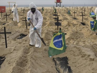 Brasil supera las 80 mil muertes por coronavirus y alcanza los 2,1 millones de casos