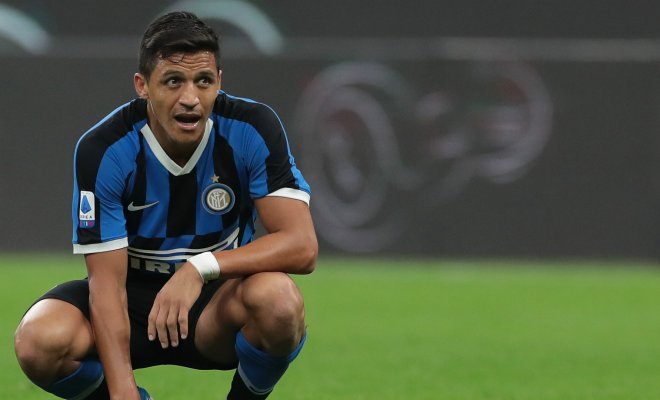 Alexis Sánchez sería suplente en cruce del Inter de Milán frente al Genoa