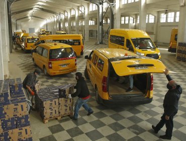 Comenzó segunda etapa de entrega de cajas de mercadería en Valparaíso