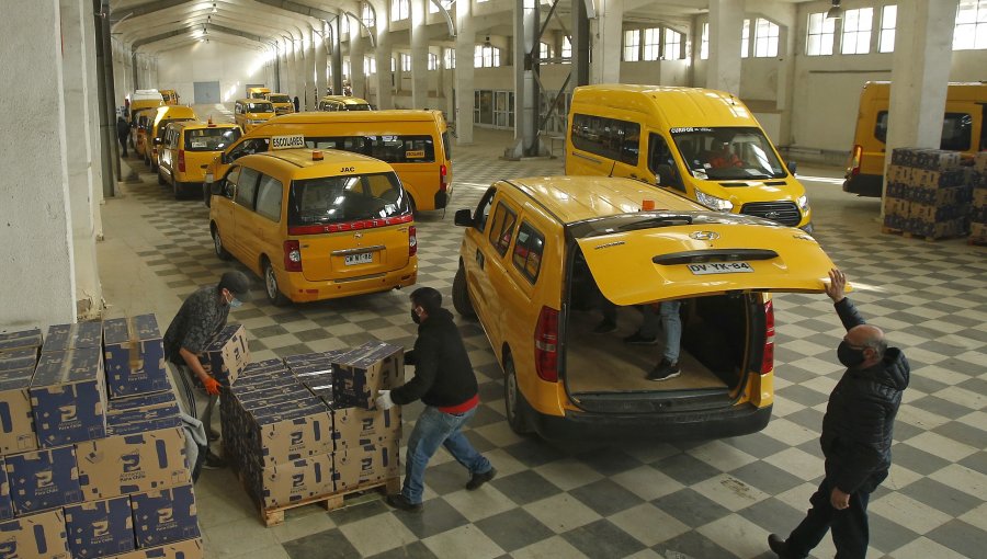 Comenzó segunda etapa de entrega de cajas de mercadería en Valparaíso