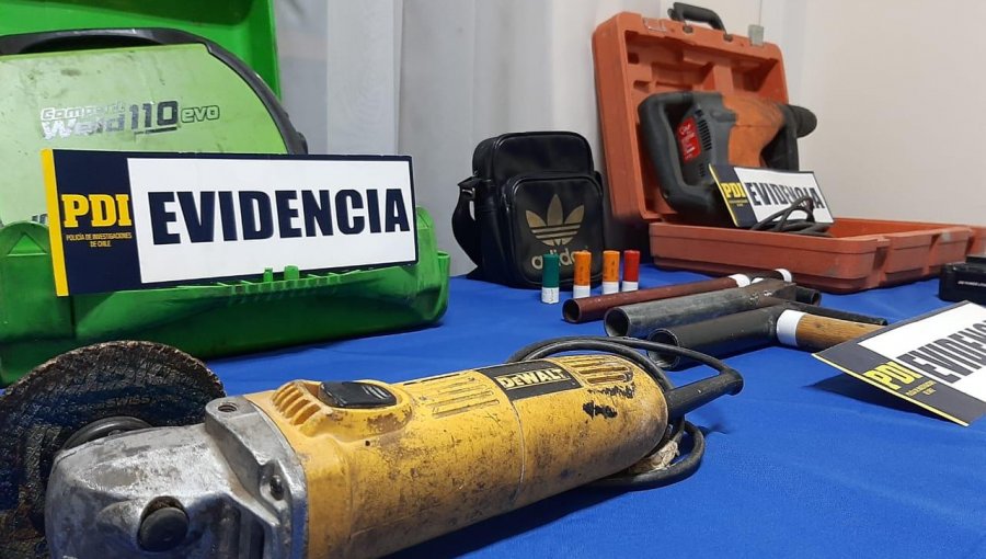 PDI Concón detuvo a dos personas presuntamente relacionadas al robo a Bomberos de Viña