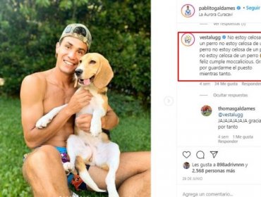 Alerta de romance: los coquetos mensajes entre Vesta Lugg y joven futbolista