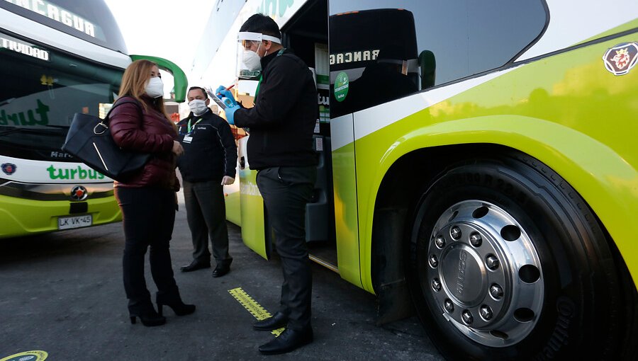 Choferes y auxiliares de buses interurbanos podrán exigir pasaporte sanitario a pasajeros