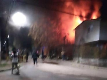 Incendio en vivienda de Cerrillos deja una persona fallecida y a otra desaparecida