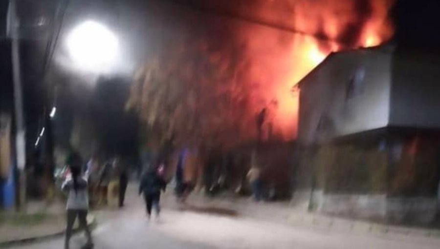 Incendio en vivienda de Cerrillos deja una persona fallecida y a otra desaparecida