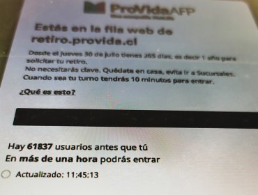 Asociación de AFP llamó a la calma tras detectarse fallas técnicas en el proceso de retiro del 10%