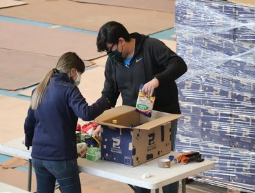 Balance 2ª entrega de cajas de alimentos: Cerca del 80% han sido distribuidas a municipios de la región de Valparaíso