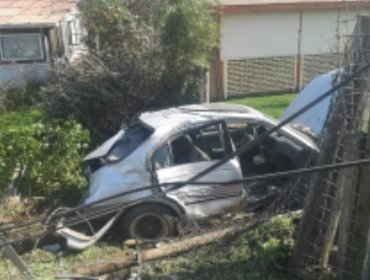 Conductor evadió control y atropelló a Carabinero en Puchuncaví: fue detenido tras chocar contra vivienda