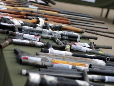 Más de 10 mil armas de fuego ha recuperado Carabineros desde el año pasado