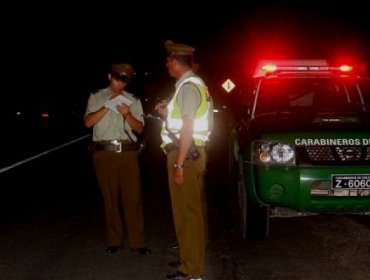 Adulto mayor falleció tras ser atropellado en la ruta 5 Norte en la comuna de Hijuelas