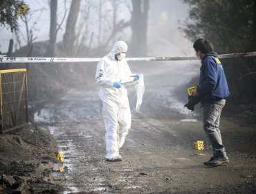 PDI realiza peritajes en fundo donde se registró nuevo ataque incendiario en Padre las Casas