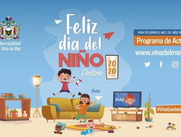 Esta es la variada programación virtual que preparó Viña del Mar para celebrar el Día del Niño