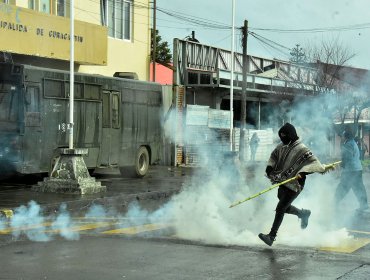 Reunión de comunidades mapuche termina con severos disturbios en Curacautín