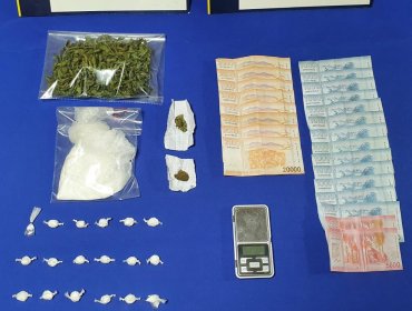 Detectan y desbaratan "delivery" de marihuana y cocaína en Zapallar