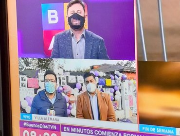 Ola de comentarios genera particular mascarilla utilizada en «Buenos días todos»