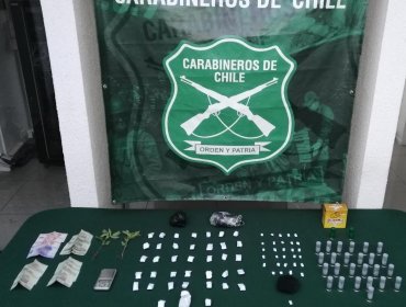 Allanamiento termina con un detenido e incautación de drogas, municiones y dinero en Llay Llay