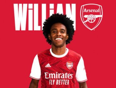 Willian dejó el Chelsea y jugará las próximas tres temporadas por el Arsenal de Inglaterra