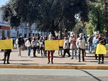 Vecinos se manifestaron contra fallo que destituye a Patricio Freire como Alcalde de San Felipe