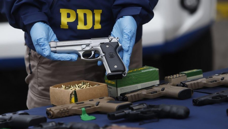 PDI de Los Andes logró desbaratar a banda que proveía a de armamento a organizaciones criminales