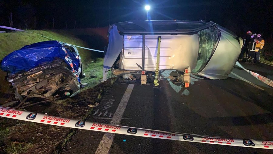 Tres fallecidos deja accidente de tránsito en ruta que une Cauquenes con Parral