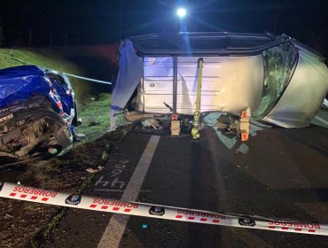 Tres fallecidos deja accidente de tránsito en ruta que une Cauquenes con Parral