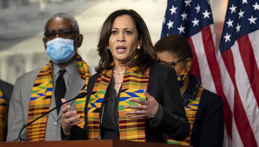 Kamala Harris asume de manera oficial su candidatura a vicepresidenta de Estados Unidos