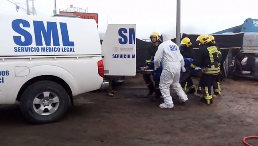 Un fallecido dejó choque por alcance en la ruta Itata, en la región del Biobío