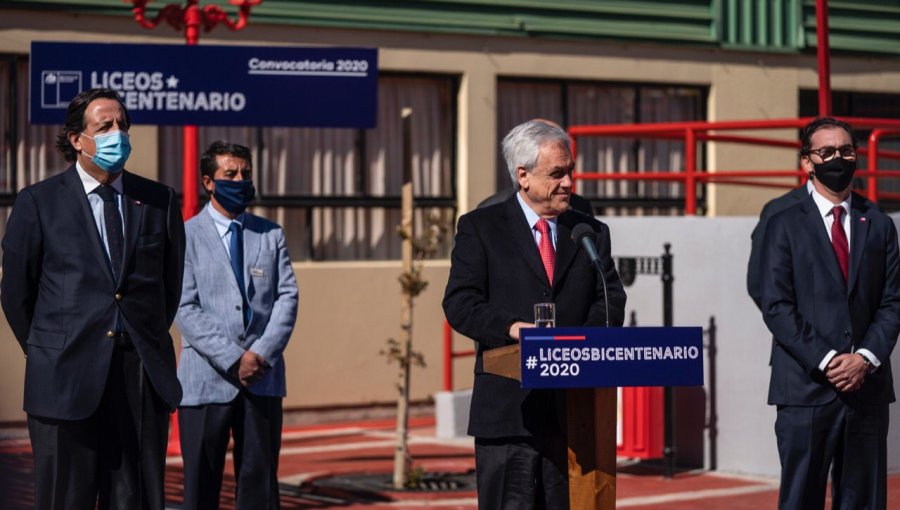 Presidente Piñera anunció nueva convocatoria para la creación de 100 nuevos Liceos Bicentenario