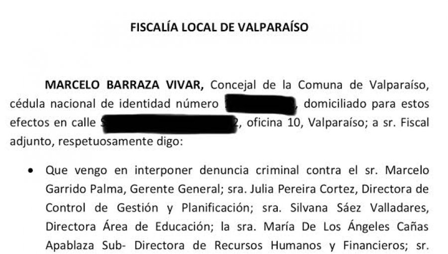 La historia de los denunciados "trabajadores fantasmas" en la Corporación Municipal de Valparaíso: La otra piedra en el zapato de la administración Sharp