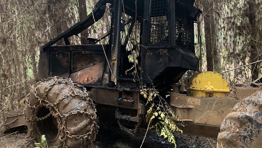 Nuevo ataque incendiario deja al menos dos cabañas quemadas en la provincia de Arauco