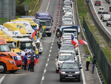 Fiscalía de Casablanca confirma inicio de investigación contra camioneros que obstaculizaron el tránsito en la ruta 68