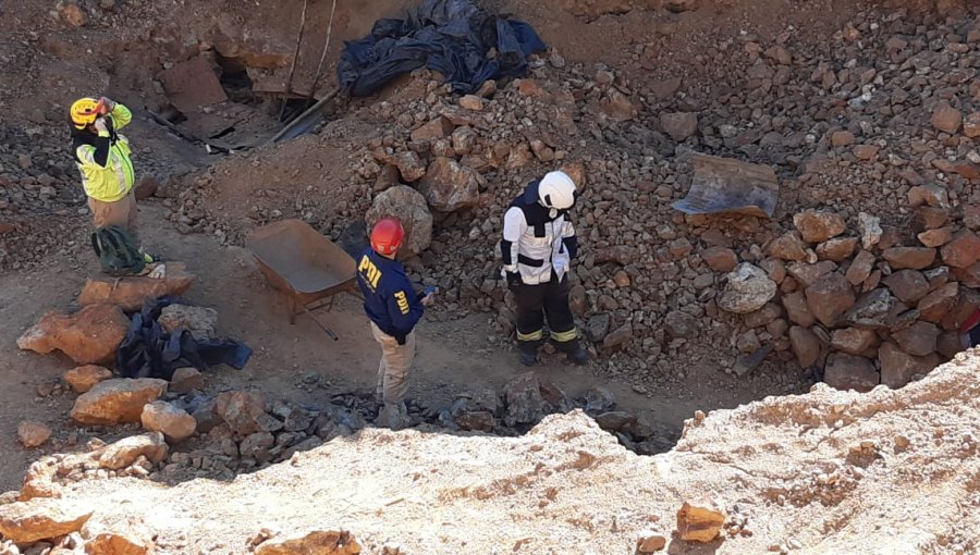 Adulto mayor falleció tras deslizamiento de tierra en faena minera ilegal en Illapel