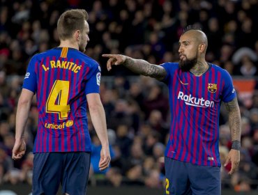 Rakitic dejó ver la posibilidad de que Vidal jugase más por ser amigo de Messi