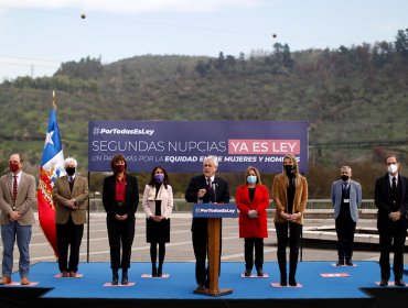 Presidente Piñera promulga ley que elimina plazo para que mujeres puedan casarse nuevamente