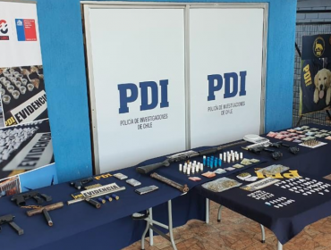 PDI detuvo a 11 personas en operativo antidrogas en La Calera