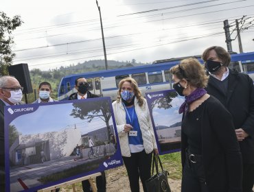 Ministra de Transportes y Merval anuncian el vamos a nueva estación "Valencia" del Metro de Valparaíso