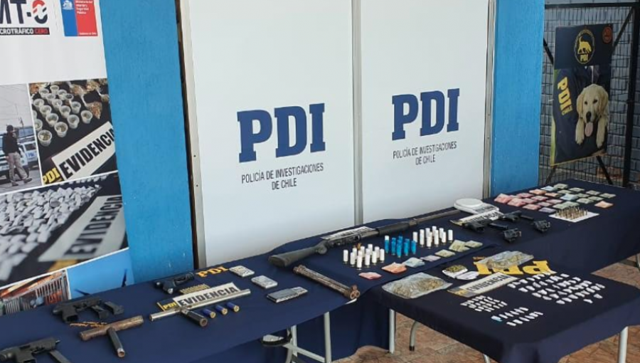 PDI detuvo a 11 personas en operativo antidrogas en La Calera