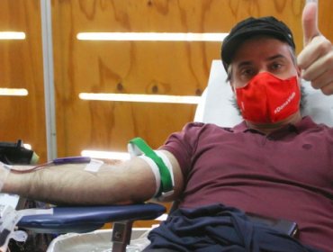 Fernando González se suma a campaña que promueve la donación de sangre