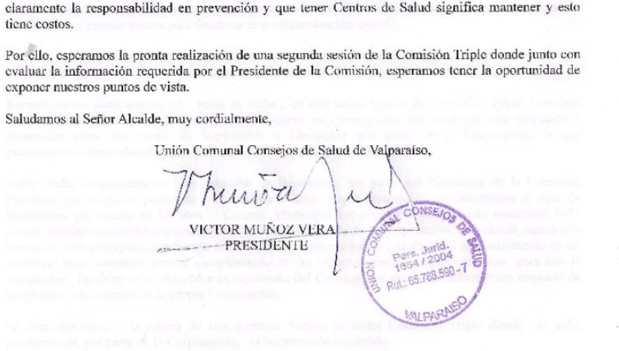 Incierto futuro de la Salud Municipal en Valparaíso: Develan que recursos son "insuficientes" para cumplir objetivos