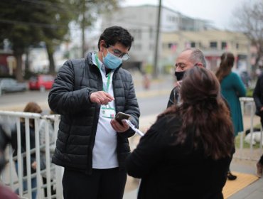 Equipo de salud municipal encabezó operativo de fiscalización en estación de Metro de Quilpué