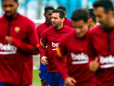 Messi y Coutinho superaron los test PCR y entrenaron con sus compañeros en Barcelona