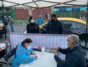 Implementan PCR para conductores del transporte público en Estación Central