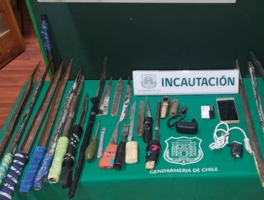 Operativo por Fiestas Patrias en las cárcel de San Antonio termina con decomiso de licor artesanal y estoques