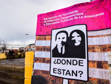 Familiares de detenidos desaparecidos realizan ceremonia en Memorial de Temuco