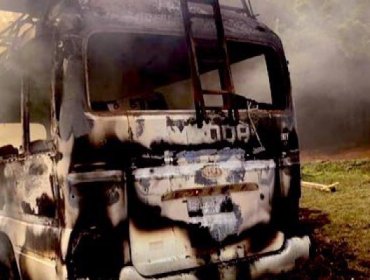 Nuevo ataque en Tirúa deja a dos trabajadores heridos y a un furgón quemado